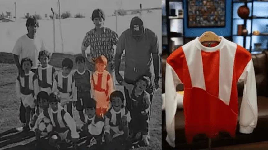 欧冠直播-TyC：梅西5岁时身穿的球衣将拍卖，预计成交价将达数百万美元